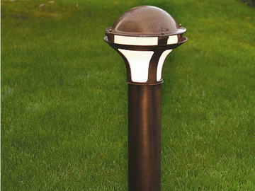 LOGGIA - Metal bollard light by Aldo Bernardi - view 2